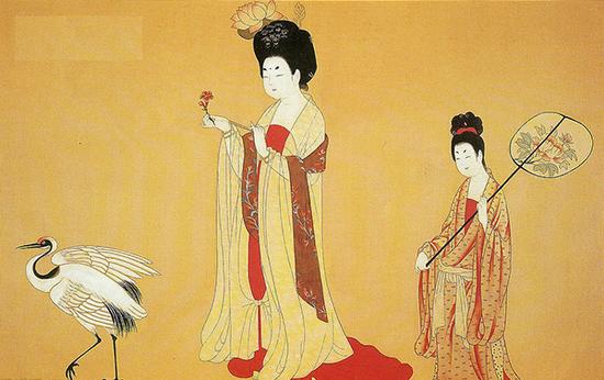 周舫《簪花仕女图》