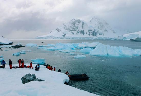 南极双年展图片。图片：Courtesy of the Antarctic Project