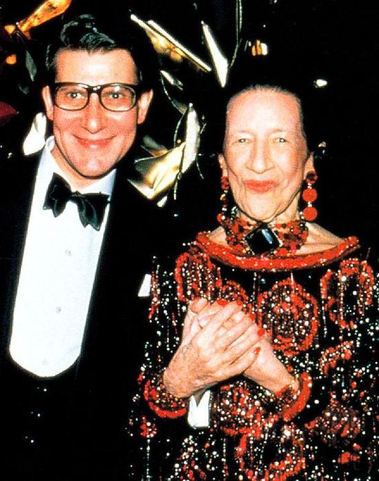 Yves Saint Laurent与Diana Vreeland