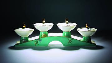 揭秘G20峰会西湖盛宴餐具