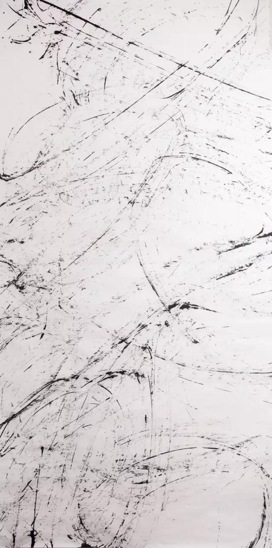 �����ˡ��ε�1�� ��68X136cm ��ֽˮī 2014