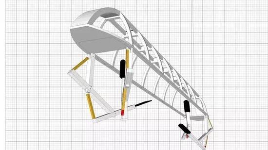 船·桨，方案图，2016，互动装置，木头，桨 ，电机、尺寸可变