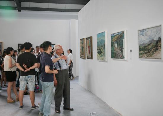 “化境——当代油画写生作品展”展览现场