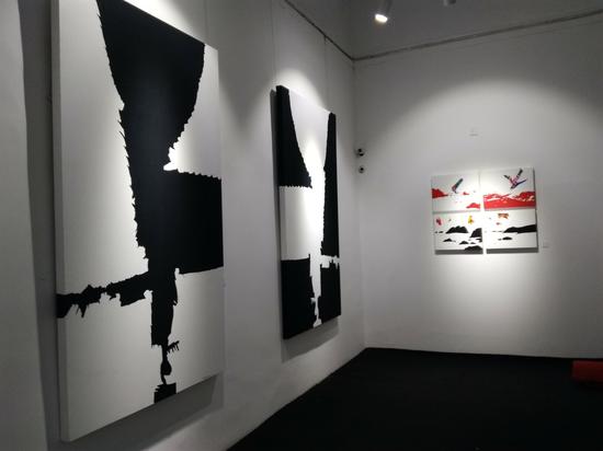 “张红梅作品展”展览现场