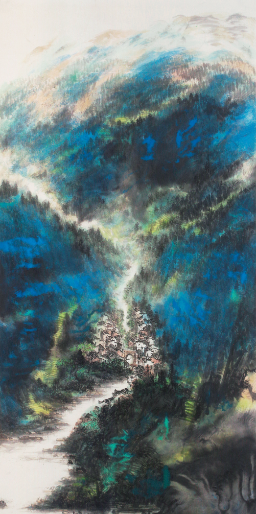 《婺源山居》 252cm×125cm