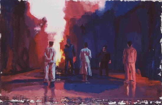 日常影像 - 天坑 No.2 Daily Images - Tian Keng No.2 布面油画 Oil on Canvas 130x200cm 2014