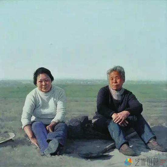丁昆《两位大嫂》
