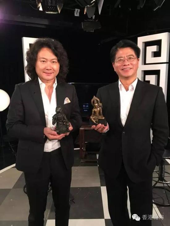 香港翰海拍卖董事长受邀参加戴忠仁主持的国宝