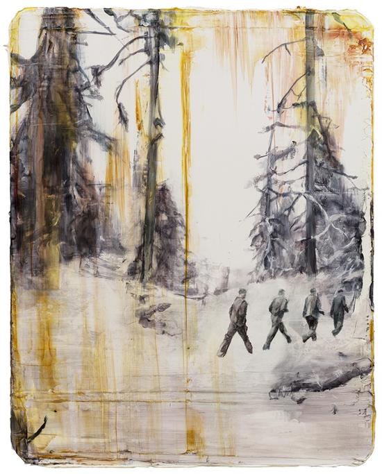 涂曦作品 巡山 No.1The MountainRanger No.160x80cm布面油画Oil on Canvas2016