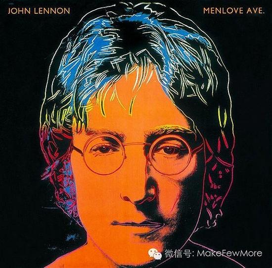 1986年，他为约翰·列侬的专辑《Menlove Ave》设计的封面