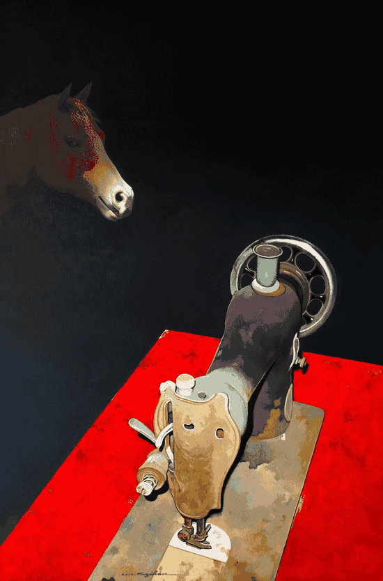 苏梓寒《目光》《不再好奇》150x100cm 布面油画