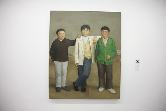 段建伟《三少年》布面油画 160×130cm 2011