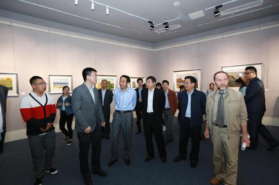 中俄国际艺术作品邀请展在江西省美术馆隆重开幕