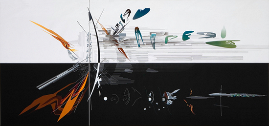 哈迪德作品《马德里幻想(Vision for Madrid, Spain)》(1992)。 图片来源:Zaha Hadid Architects