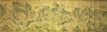 《云栈图》中的褒城县城位于连城山山麓