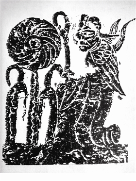 ͼ1 �������ݾ�Ů�պ�Ĺ�����ĺ�����ʯ