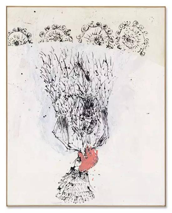 Georg Baselitz，《Wittelsbacher Schwan》，2000。图片：致谢AYE Gallery