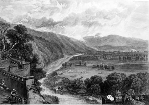 ▲INGLEBOROUGH FROM HORNBY CASTLE TERRACE, C. HEATH
从红拜城堡阳台眺望英格尔伯勒,约克郡
1822年,泰特现代博物馆收藏
藏号:T04473