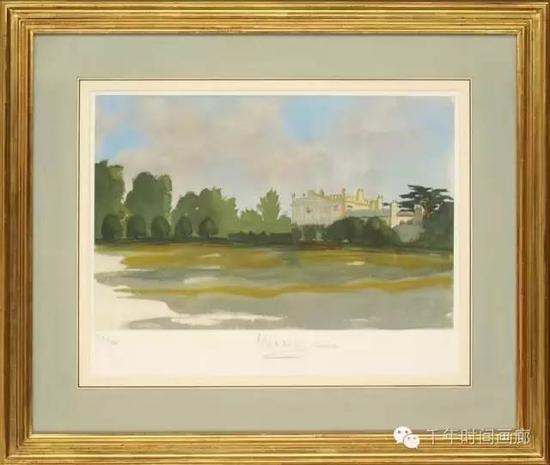▲Highgrove House 海格罗夫宫,查尔斯王子的私人宫殿 限量⽯石版画(限量295),查尔斯王子亲笔签名
38*26cm