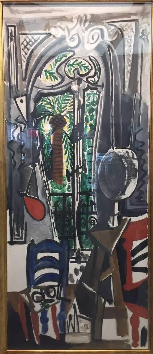 戛纳的加州画室，189.8x79.7cm，1955