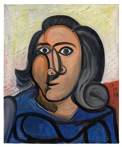 毕加索 Picasso - 女人头像 Tete de femme