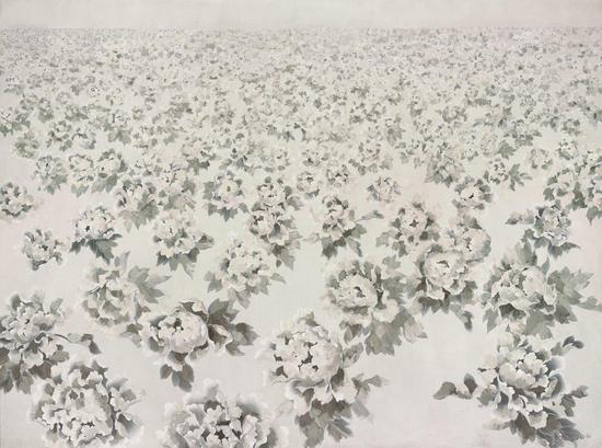 王音 《花》 油彩画布 2005-2006 RMB750,000-1,100,000 USD120,000-170,000