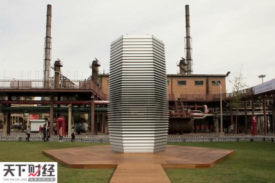 荷兰设计师作品雾霾净化塔 每小时净化3万立方