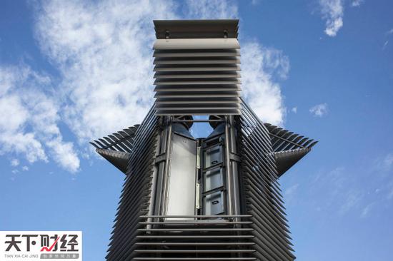 荷兰设计师作品雾霾净化塔 每小时净化3万立方