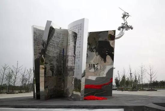 《西游记》主题雕塑，吴为山创作，现立于淮安市西游记主题公园