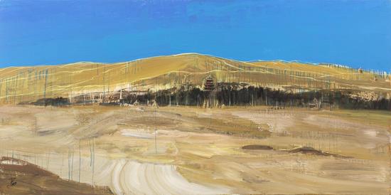 莫高窟  Mogao Grottoes 2015 Acrylic 120x240cm