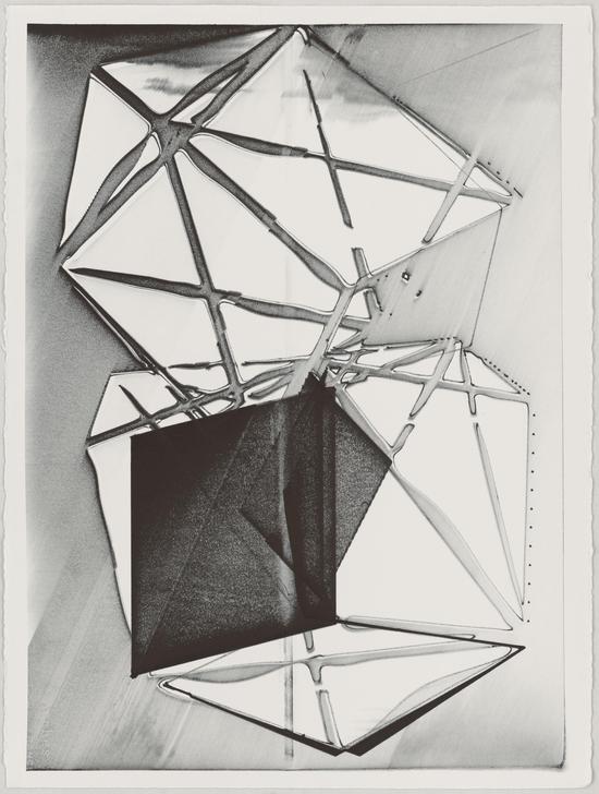 Tony Brown《细胞》墨水笔，纸，76x56cm，2016