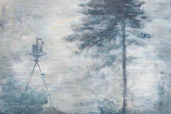 《象树一样 》 Like a tree  布面丙烯 Acrylic on canvas170x230cm 2014
