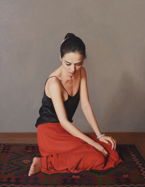 ��С�塶ǡ��һ��ͷ�����ᡷ115x90cm2016