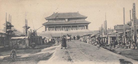 德胜门城楼,1900年老照片