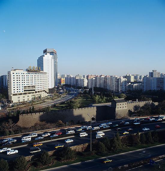 西便门外大街,明城墙遗址