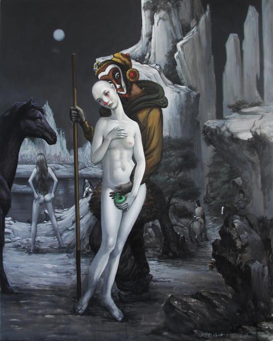 《西游记》,油画,150X120cm