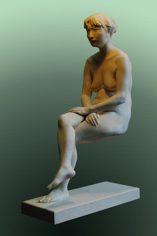 凝香 33×13×53cm青铜2014