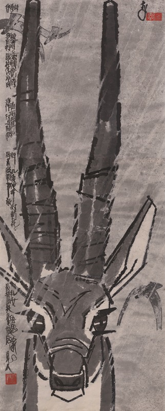 李宝瑞作品 大角56X137-1990