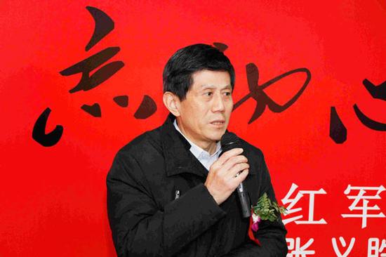 中国长城书画协会秘书长程近仲致辞