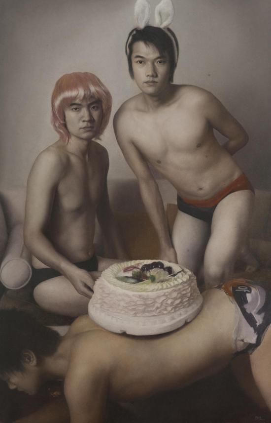 《大蛋糕》145x97cm