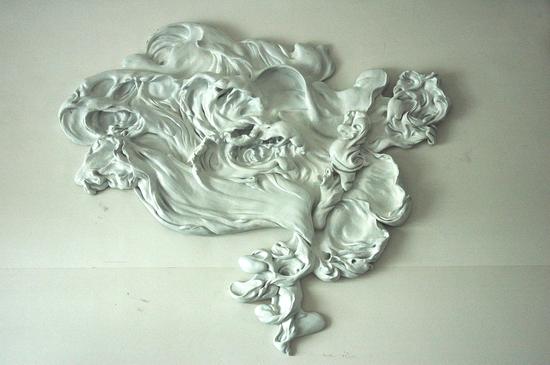 思绪 120×110cm 2010年 树脂