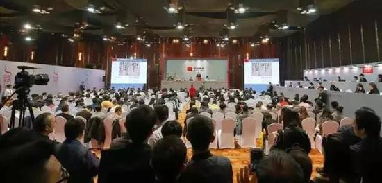 “大观·古代”拍卖现场,图片来源:中国嘉德