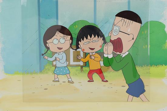 《樱桃小丸子》赛璐璐片(图源西泠拍卖)
