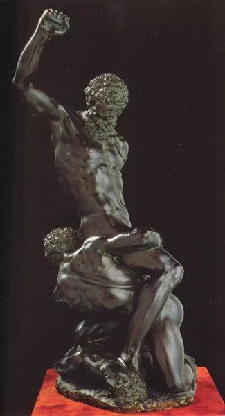 叁孙与两个非利士人，（Samson And Two Philistines）Michelangelo 1540; Rome, Italy