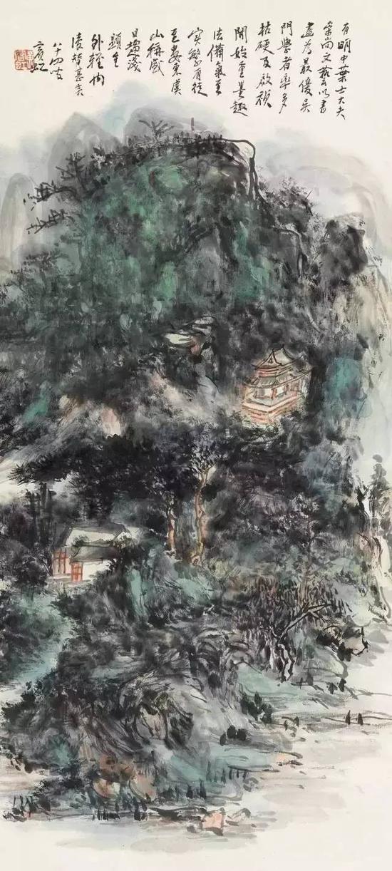 Lot 588 黄宾虹 翠微深处
成交价:RMB 6,670,000