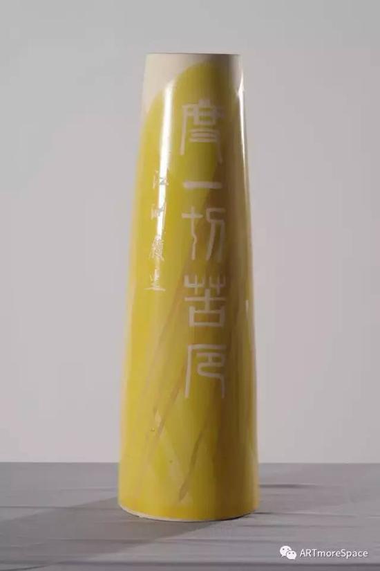 陈履生 《度一切苦厄》 陶瓷 16*16*50.2cm