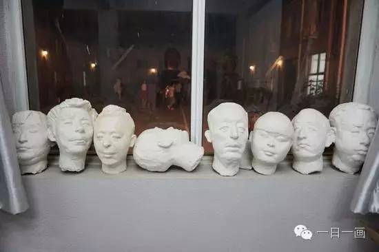 史玉龙工作室中的习作