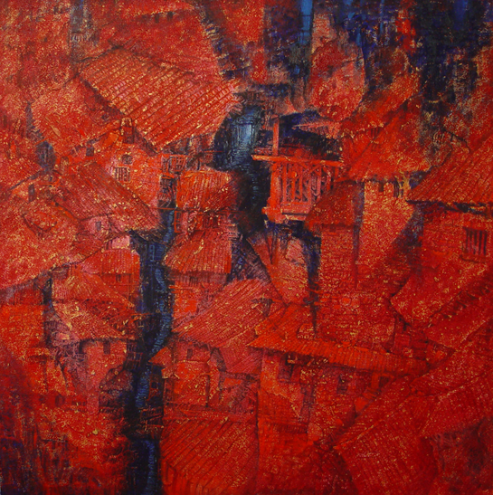 红堡（2002年）油画