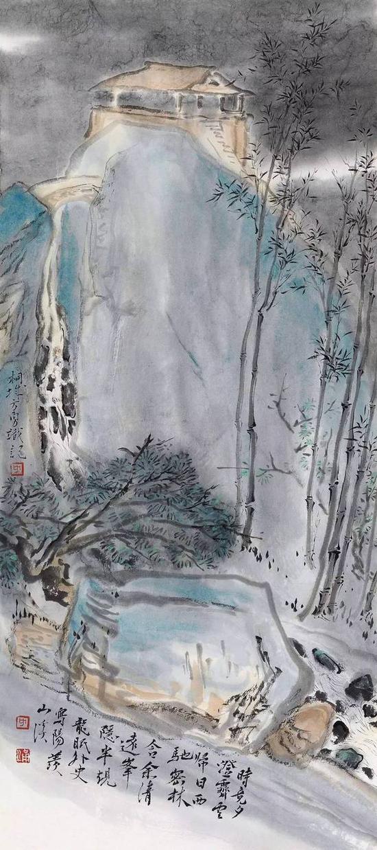 《密林含余清》