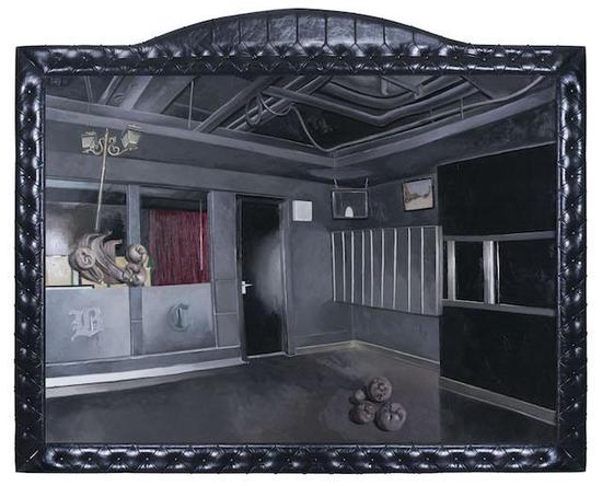 宋元元 Song Yuanyuan，密室逃脱 Doors＆Rooms，布面油画 oil on canvas，300cm×265cm，2016